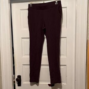 J. Jill Women's Burgundy Pants